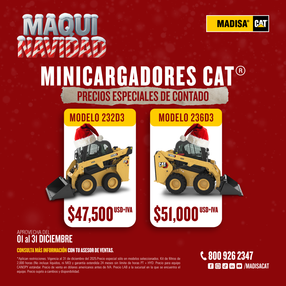 DuranteMaquiNavidad_Minicargadores2025_Post