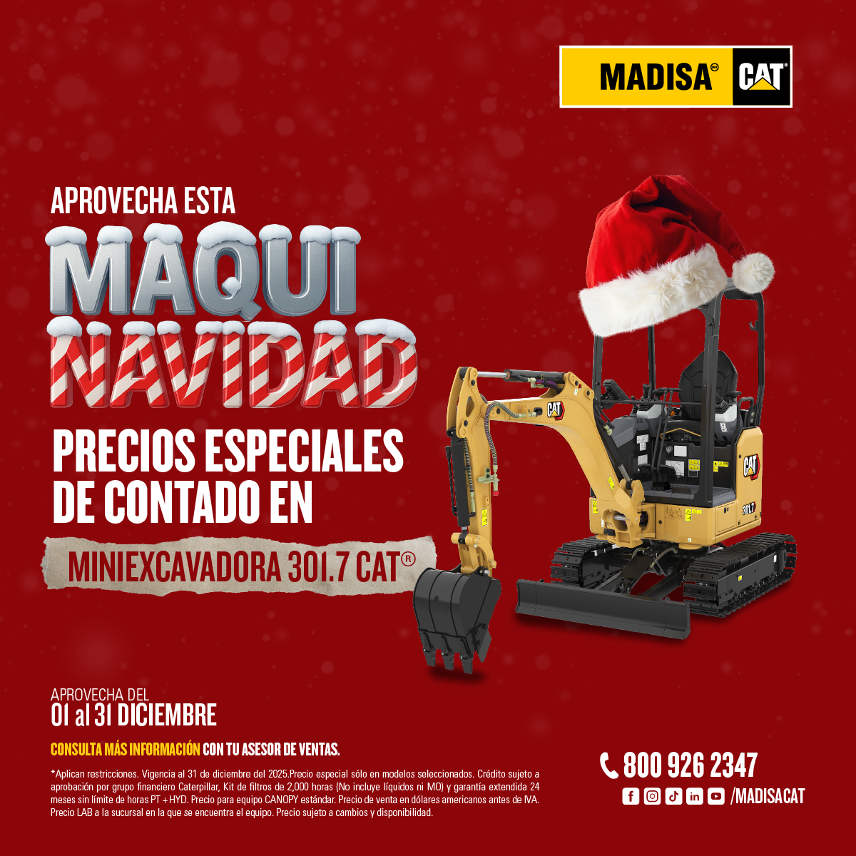 DuranteMaquiNavidad_Miniexcavadoras2025_Post